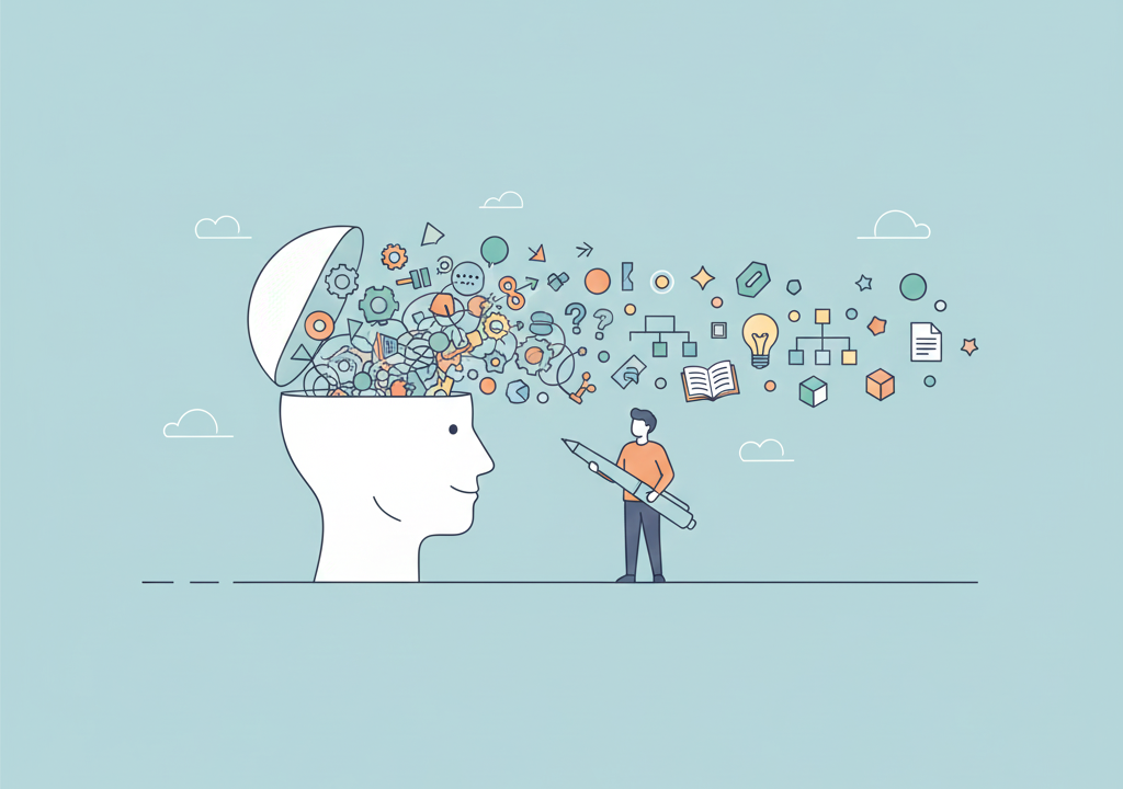 STEP2:構成不要。カオスな頭の中をそのまま出力する技術のアイキャッチ