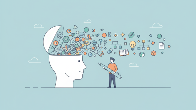 STEP2:構成不要。カオスな頭の中をそのまま出力する技術のアイキャッチ