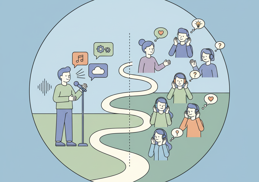 リスナーとの心地よい距離感のアイキャッチ